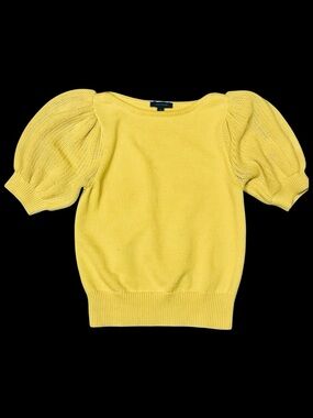 Ann Taylor • Mixed Stitch Puff Sleeve Sweater || Medium